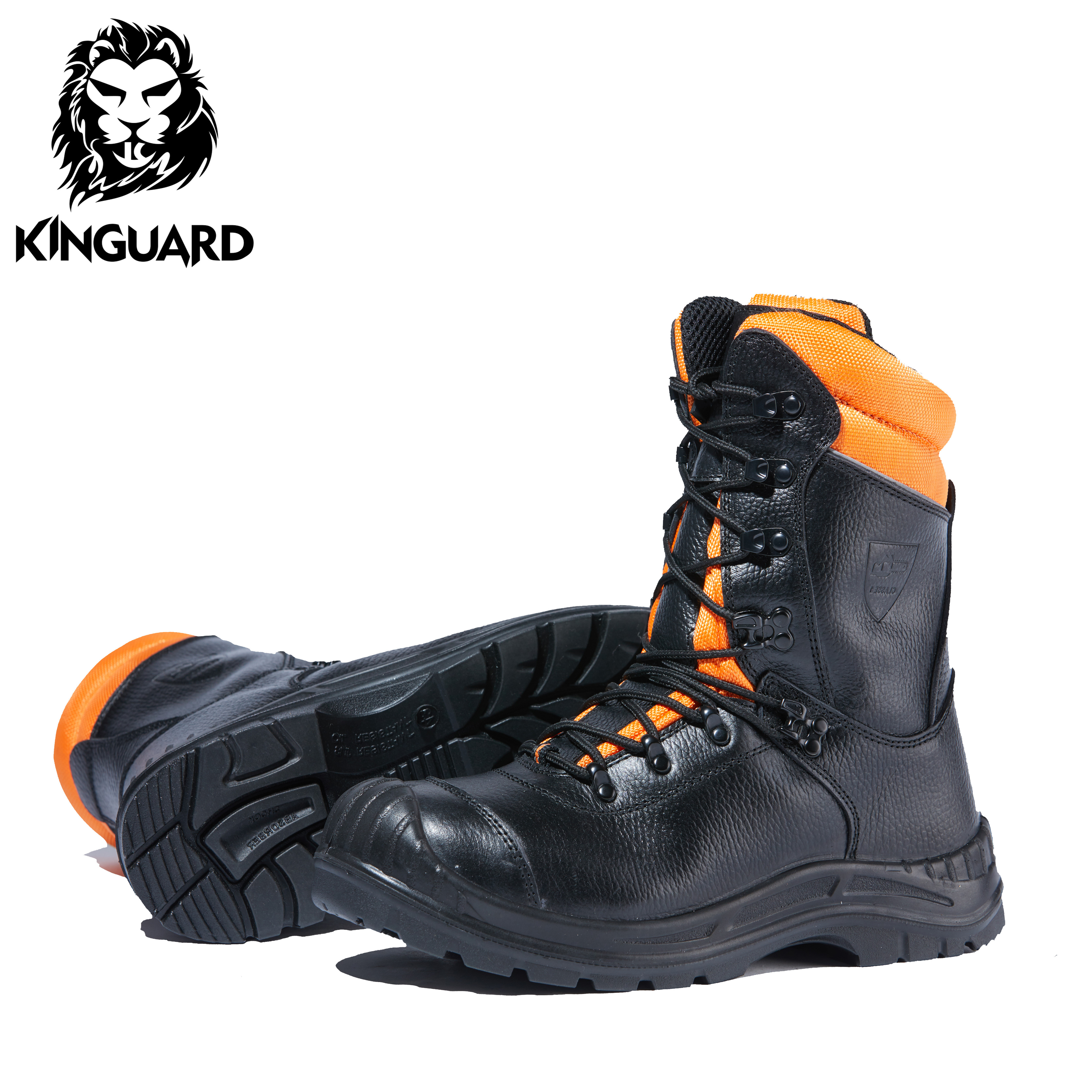 High ankle anti cut class 1 steel toe forest chainsaw boots