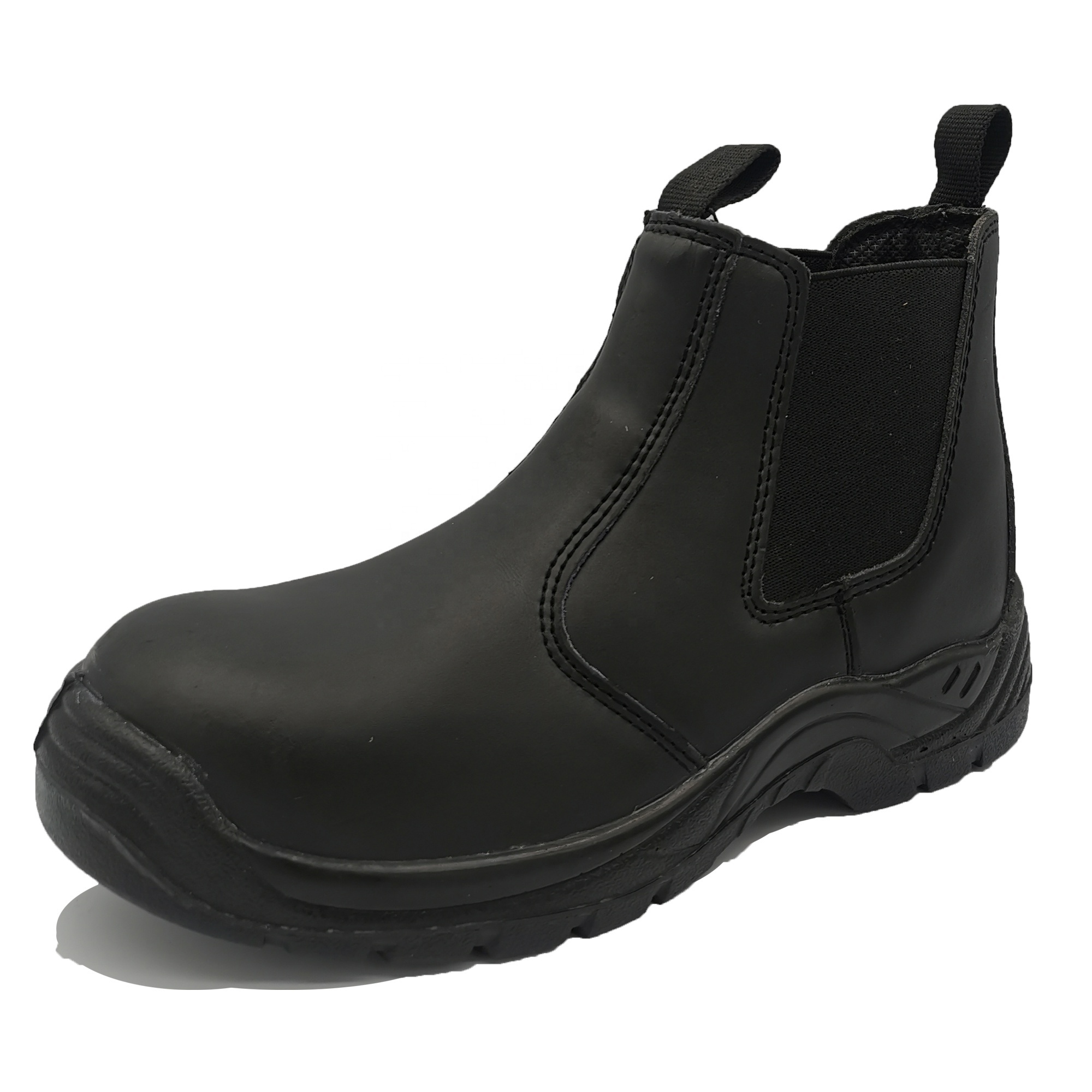 steel toe safety boots black shoes for men work