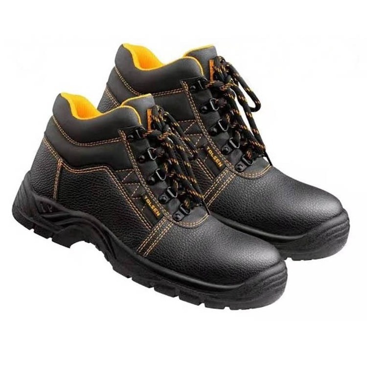 KINGUARD Leather Steel Toe Steel Midsole Construction Mining Work Safety Boots