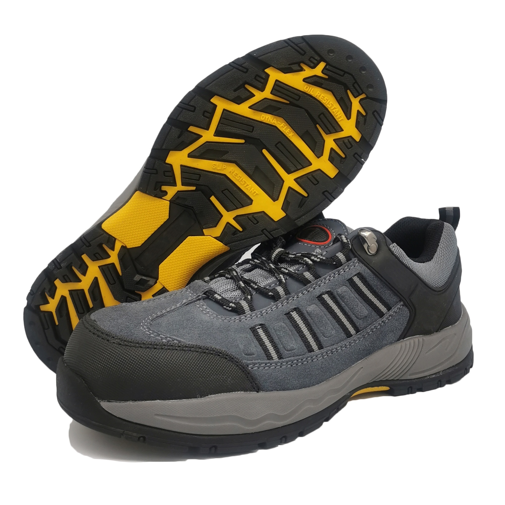 CE light weight man Suede comfortable work shoes safety footwear manufacturers