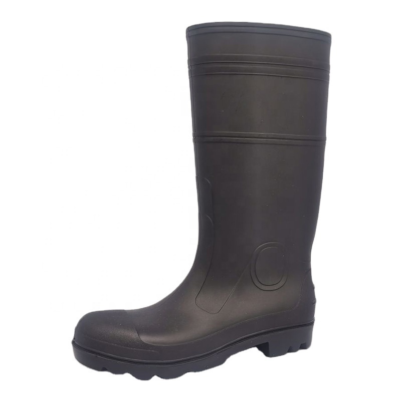 PVC safety boots industrial hospital safety man rain boots pvc