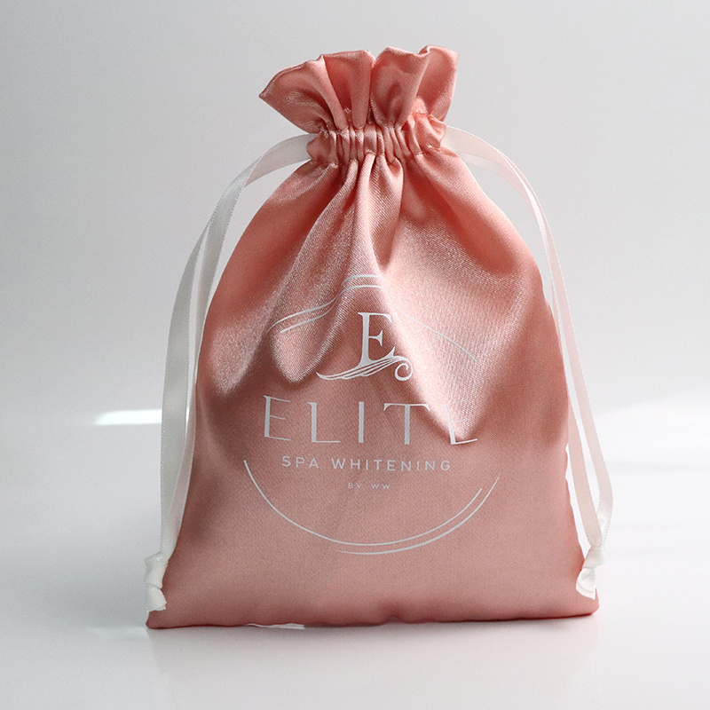 European And American Style Satin Bags For Wigs With Custom Logo Satin Bag For Packaging satin bag for packaging