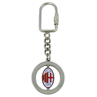 custom branded logo metal spinning keychain/ zinc alloy keychain/ metal custom keychains