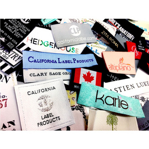 manufacturer wholesale custom printed label tags woven labels for clothing