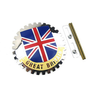 wholesale manufacturer custom metal enamel car badges and UK auto car emblems