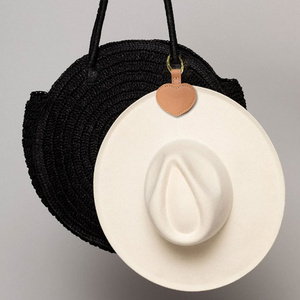 CUSTOM Made leather handbag hat holder magnetic hat keeper