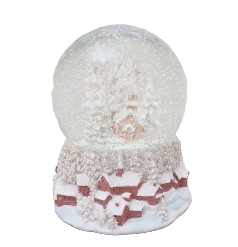 2022 Christmas Snow Globes Sparkly Glitter Snow Globe Lantern With Musics For Christmas Decorations And Snow Globe Collection