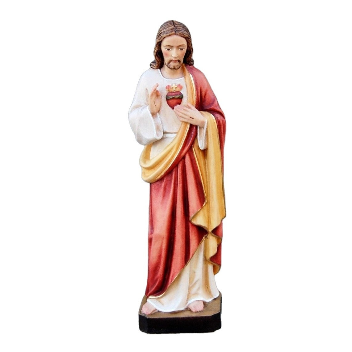 Souvenir Custom Resin Sacred Heart Of Jesus Statue Saint Sacred Religious Statues Religious Catholic Christian Gifts