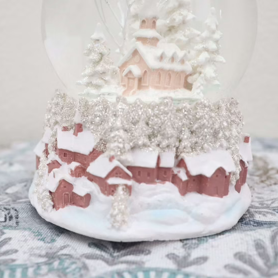 2022 Christmas Snow Globes Sparkly Glitter Snow Globe Lantern With Musics For Christmas Decorations And Snow Globe Collection