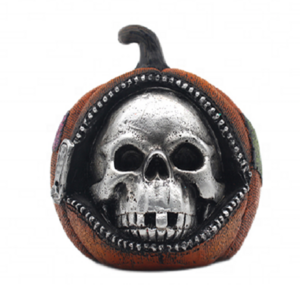 Customized Resin Pumpkin With Skulls Large-Capacity Piggy Bank Home Decoration Children's Birthday Gifts