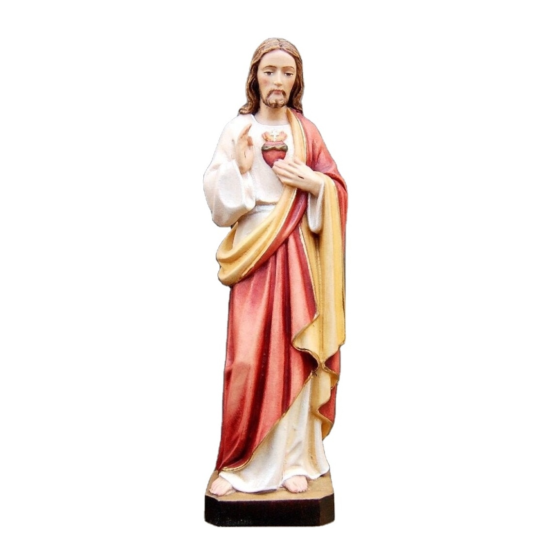 Souvenir Custom Resin Sacred Heart Of Jesus Statue Saint Sacred Religious Statues Religious Catholic Christian Gifts