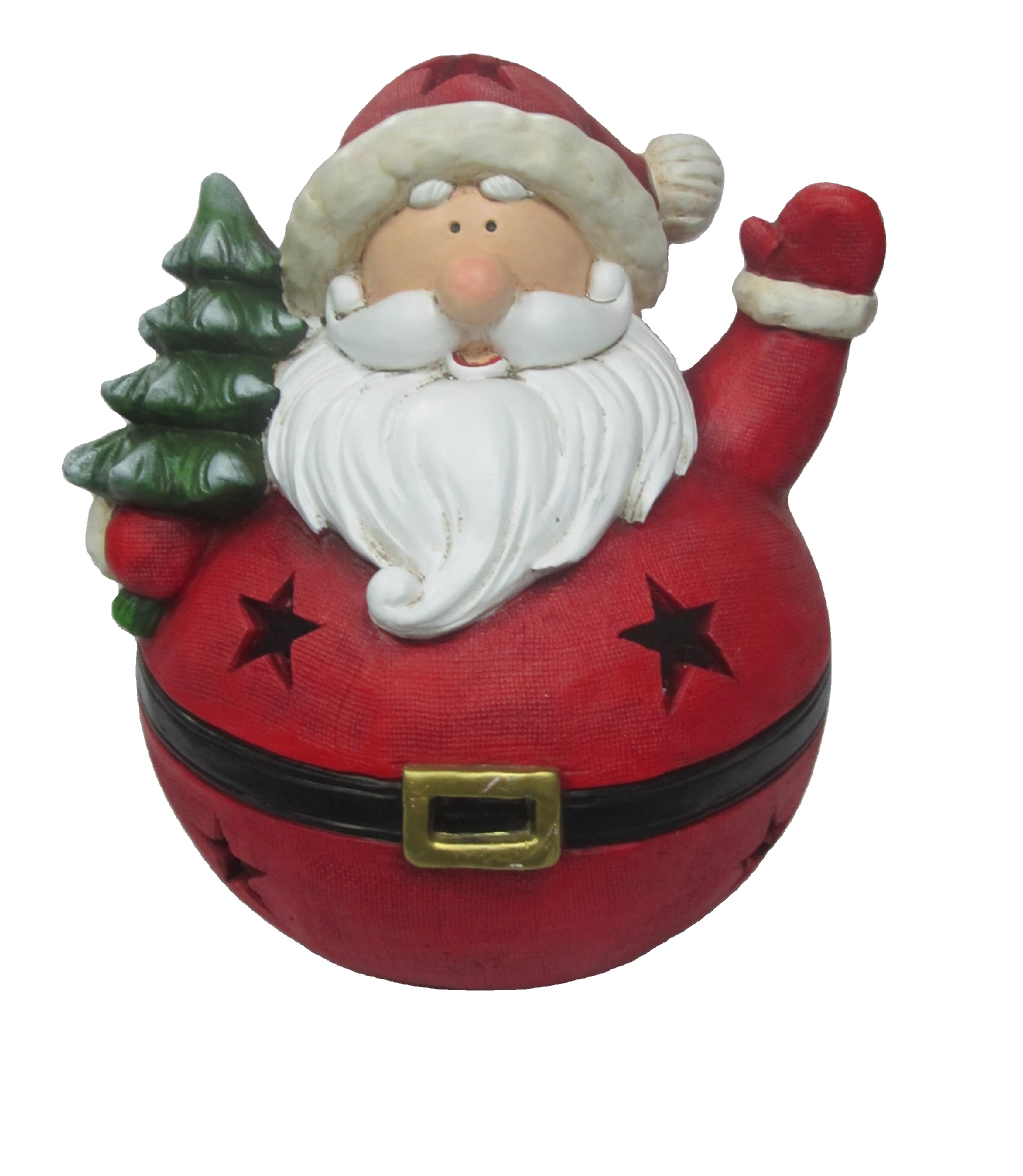 Creative resin figurines Santa Snowball sculpture Home Decoration Christmas Gifts