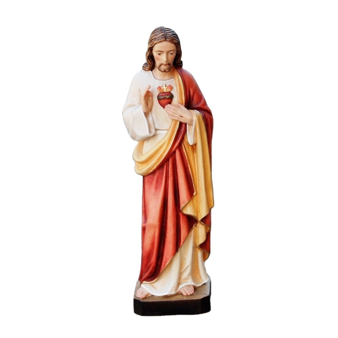 Souvenir Custom Resin Sacred Heart Of Jesus Statue Saint Sacred Religious Statues Religious Catholic Christian Gifts