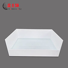 Engineering plastic manufacturer Tefloning high temperature F4 plastic project PTFE tank Custom Raw material PTFE Groove