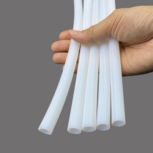 100% Raw PTFE hose tubing Engineering plastic manufacturer Extrusion white PTFE hose 4*6mm for tefloning heater and medical use