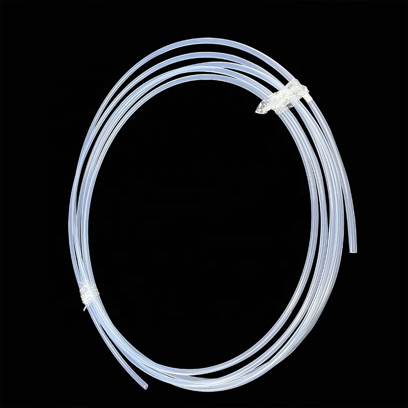 Factory direct 100% natural  high temperature resistant milky white plastic F4 tubing PTFE tube