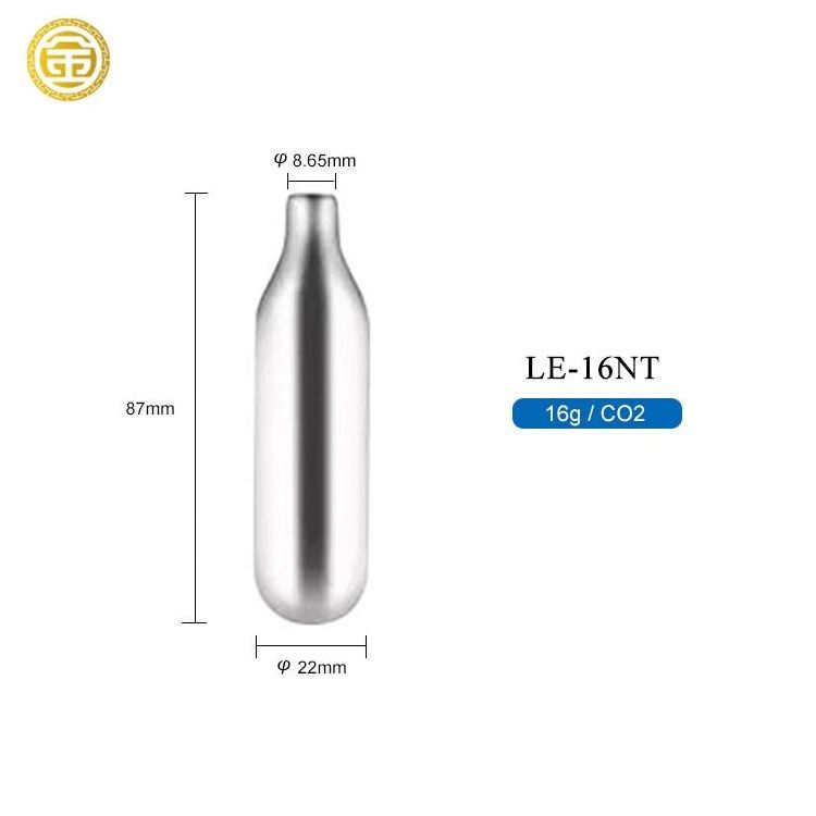 mini sliver 16g co2 cartridge non thread size