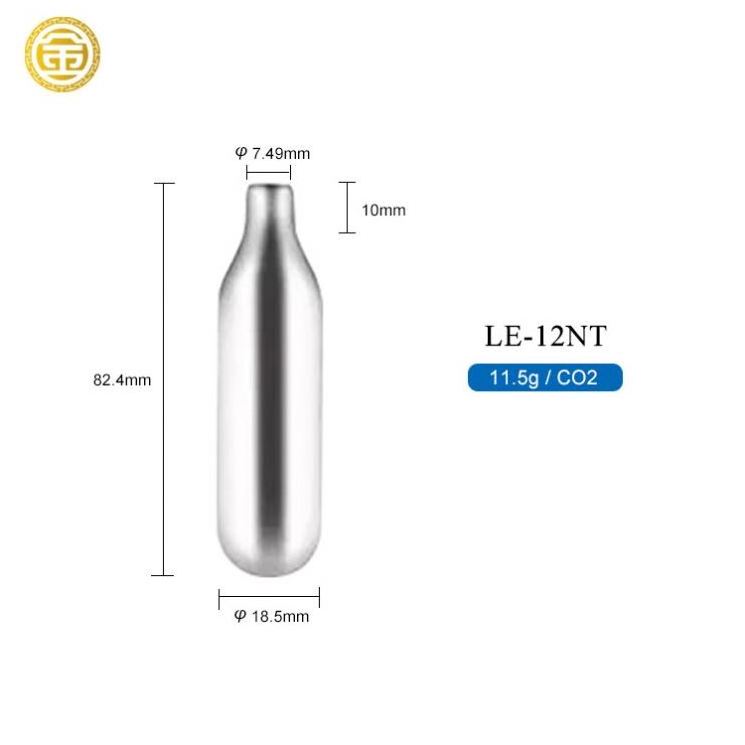 Mini Air Gas Tank Powered Customized Outdoor Hunting Co2 Gas Co2 12g Cartridge