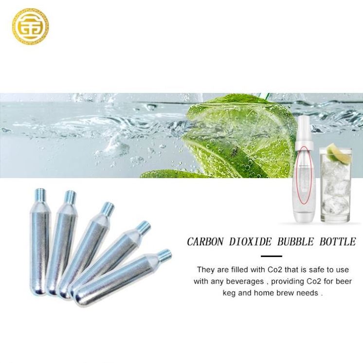 8g Threaded Co2 Canister Co2 8g Cartridge 33g Co2 Gas Cylinder