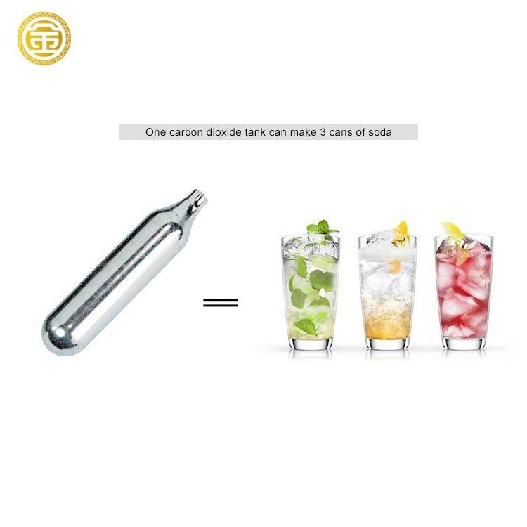 Simple operation non thread soda maker soda machine 8g co2 cartridges food grade