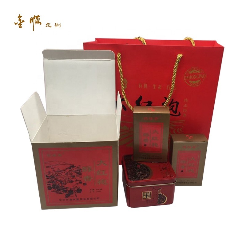 Mgf China Herbal Tea Paper Box Packing Small Gift Cardboard Package Box Big Tea Bag with Logo Printing for Coffee Beans