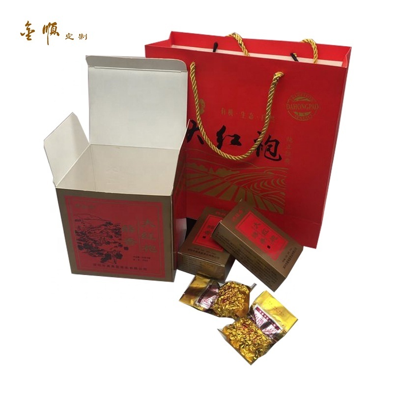 Mgf China Herbal Tea Paper Box Packing Small Gift Cardboard Package Box Big Tea Bag with Logo Printing for Coffee Beans