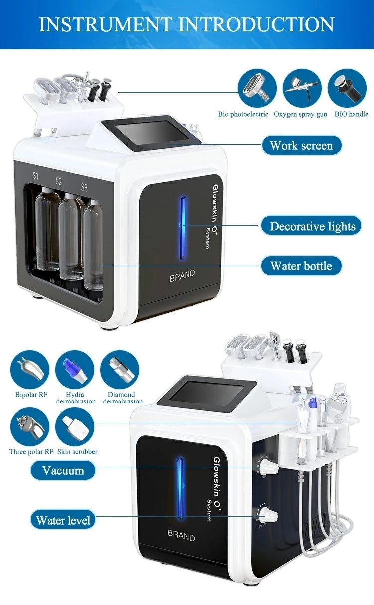 Multifunctional CE approved aesthetic equipment blackhead removal oxygen skin rejuvenation carboxy therapy machine