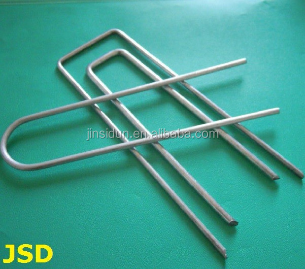 Flat Point Garden Staples/U Shaped Turf Nails/Turf Pins