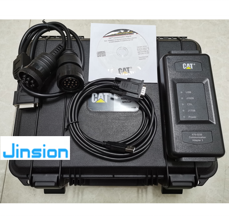 Drop shipping JINSION Excavator Diagnostic Tool ET4 for Caterpillar High quality 2019A Communication Adapter 14pin 478-0235