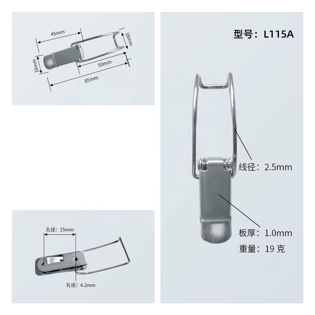 Stainless steel adjustable toggle latch lock in clamps For Toolbox