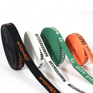 RPET Manufacturer Customized Logo GRS Certificate Striped Stretch Recycled Webbing Glitter Elastic Band