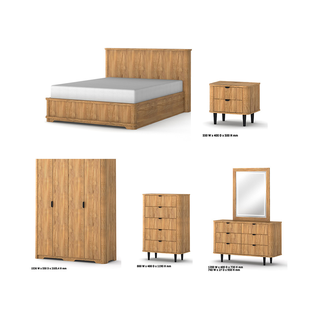 Modern solid oak wood mdf home furniture storage alimirah wardrobe bedroom furniture 4 door wardrobe