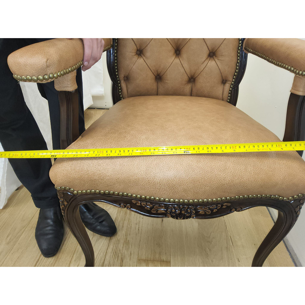 New Style Armrest High Back Furniture Royal King Queen Throne Chief Rabbi Chair with Close Handle