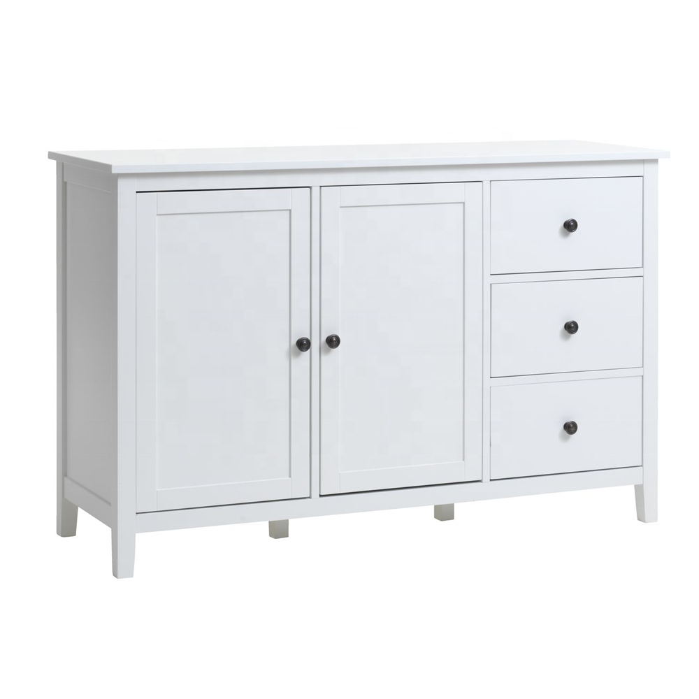 Jinsong New Design Solid Wood With Painting Multi-layer White Dresses Storage Chest Classics Fashion Drawer Cabinet