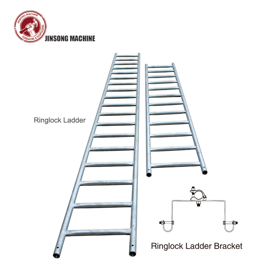 Q235 Galvanized Steel Scaffolding Vertical Ladder Monkey Ladder for Construction