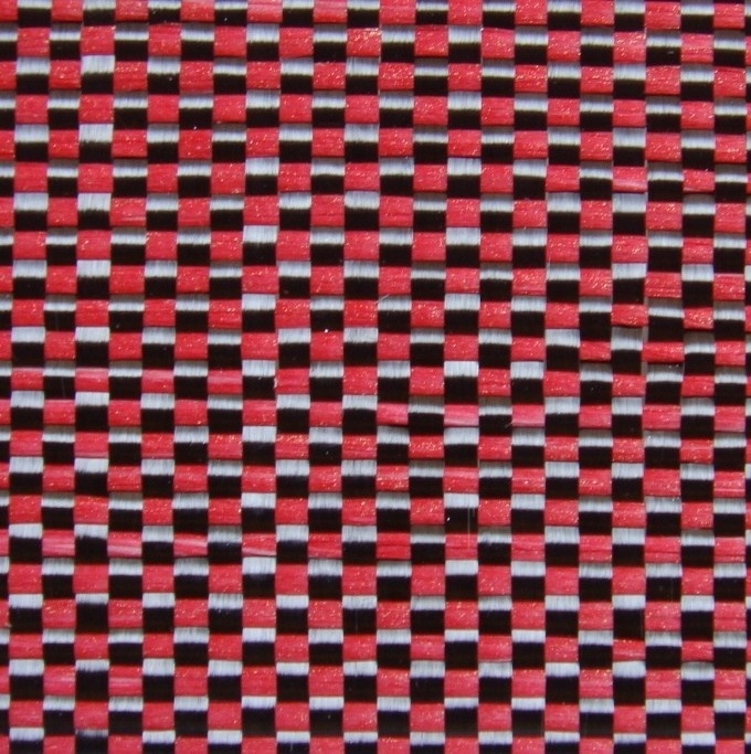 Red fiberglass  Carbon fiber fabric