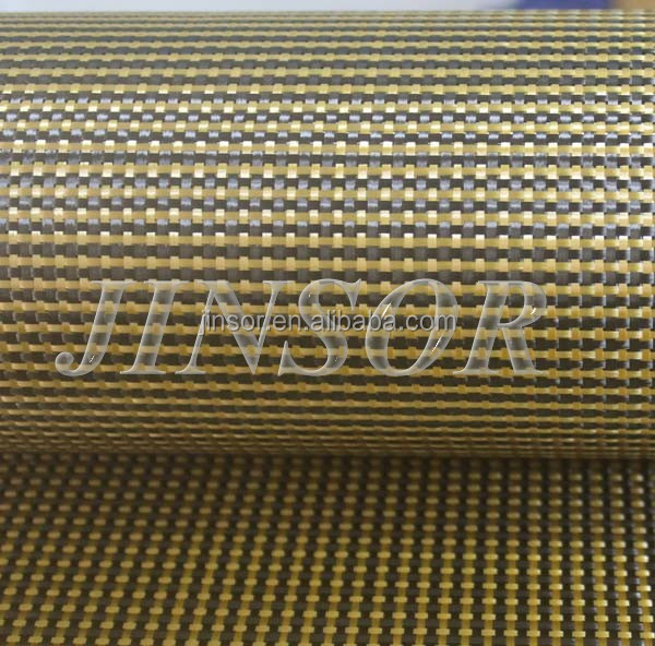 ZYLON hybrid weave carbon fiber fabric