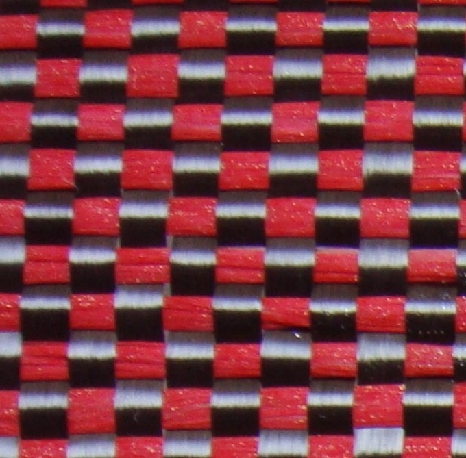 Red fiberglass  Carbon fiber fabric