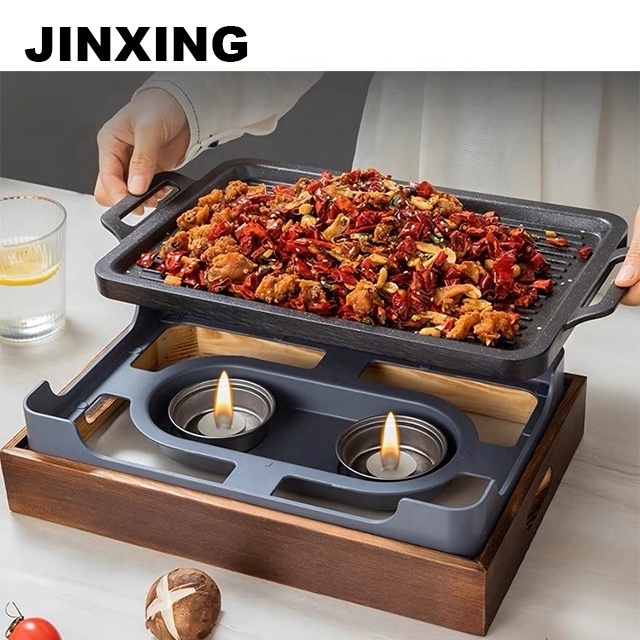 Commercial Alcohol BBQ Grill BBQ Oven Barbecue Grill Alcohol BBQ Stove With Nonstick Tray