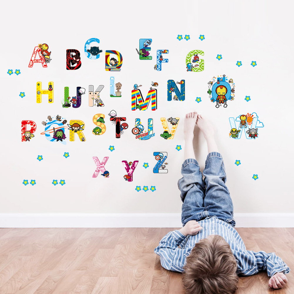 ABC Animal Alphabet Kids Decoration Wall Sticker