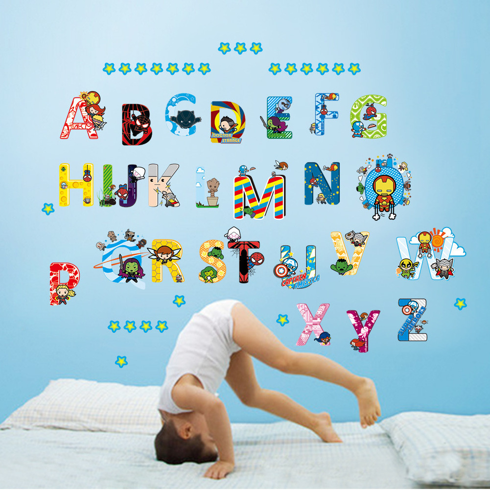 ABC Animal Alphabet Kids Decoration Wall Sticker