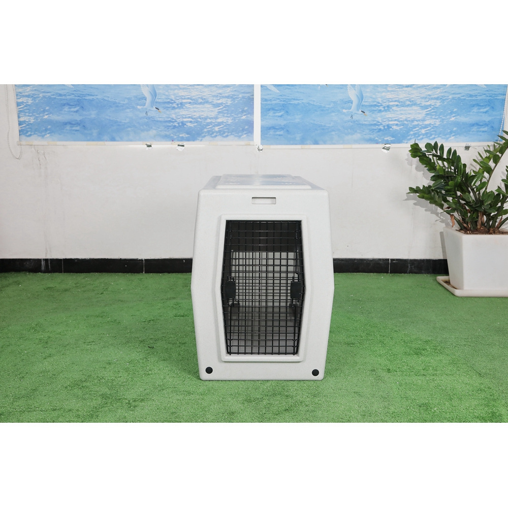 Rotational Molding Pet Carrier Clear Travel Standard Crate Large Dog And Cat Carry Cages Kennel Air Plastic Carrier