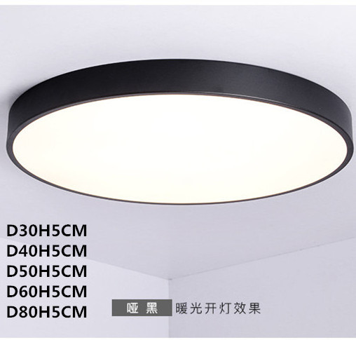 9/12/16/20/24/32 inch bedroom deco Round Thin Flat Modern flush mount led ceiling light for dinning room