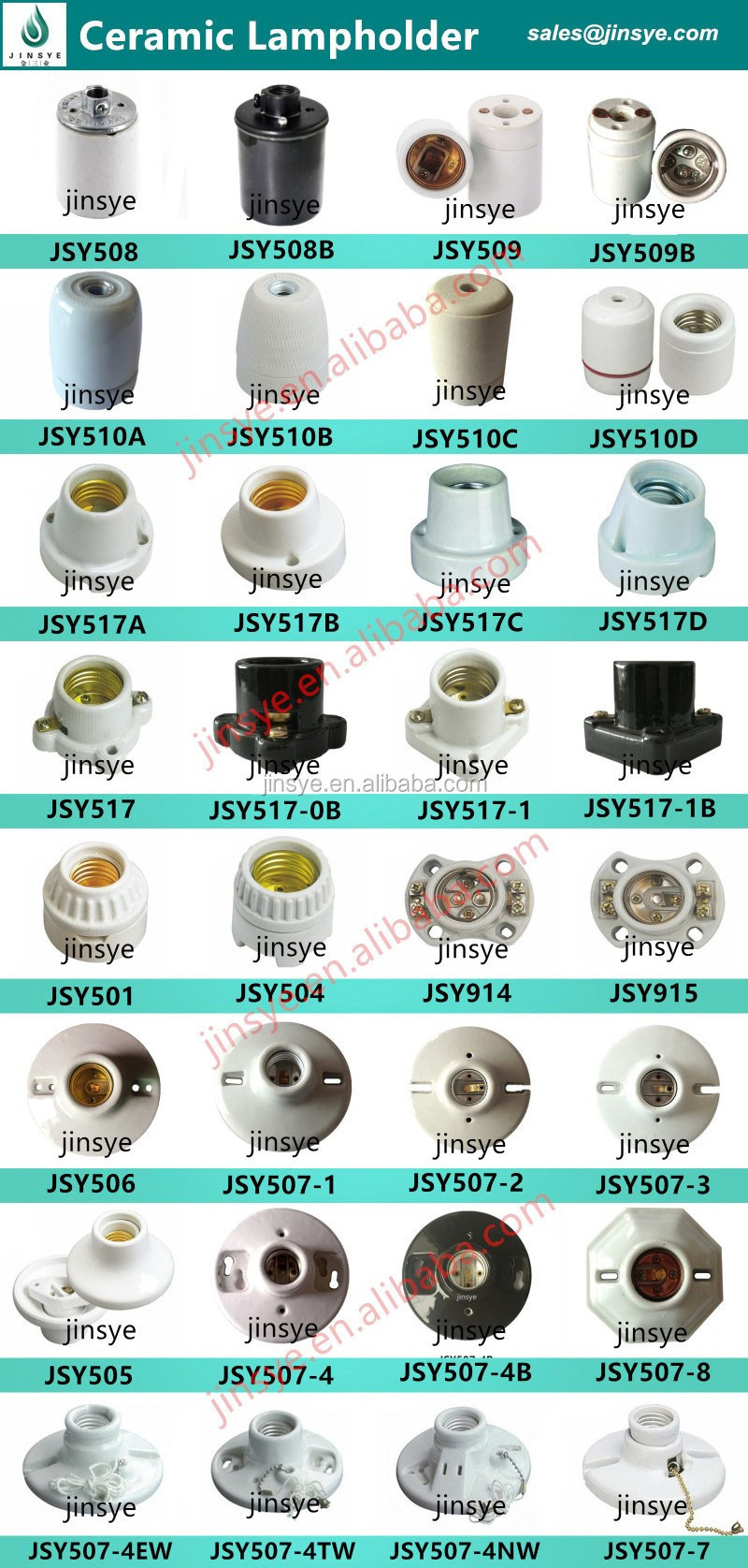 Ceramic e26/e27 porcelain lamp holder lampholder lamp socket bulb holders For Japan