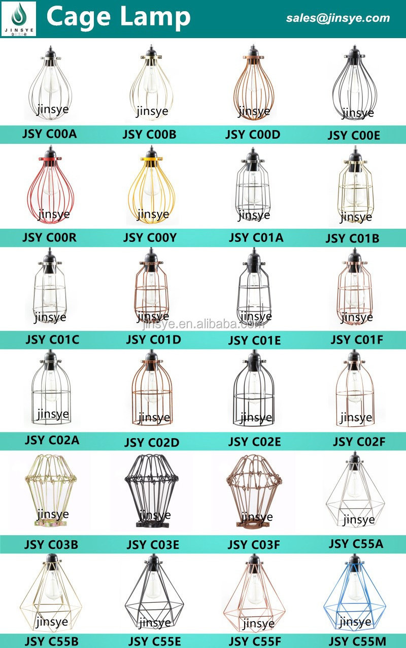 220v light fixtures Modern indoor decorative bronze pendant light bird lamp cage