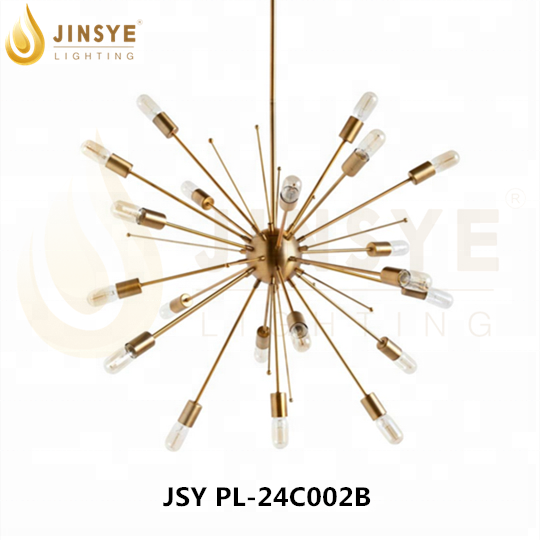 E26 American Style Sputnik Chandelier flush mount Ceiling Lamp