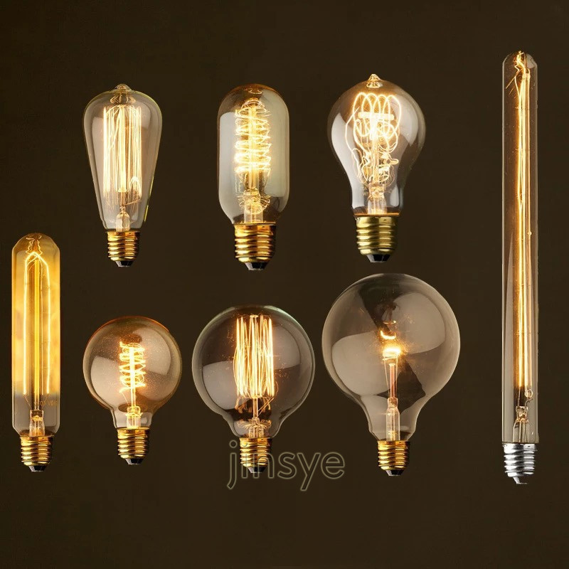 CE E27 E26 vintage incandescent edison retro light bulb for USA