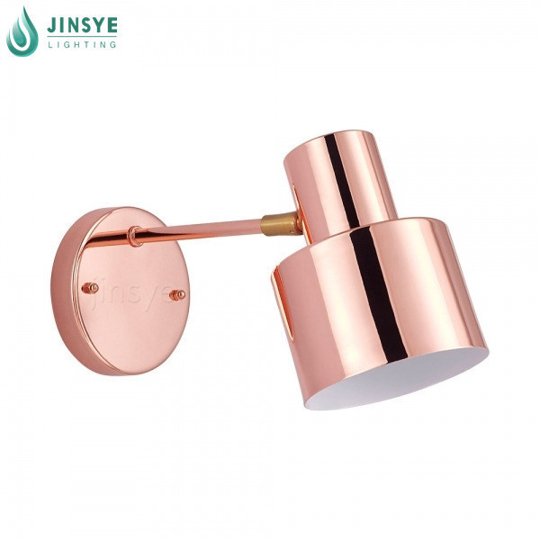 Classic light wall european copper rose gold wall lamp for home decor