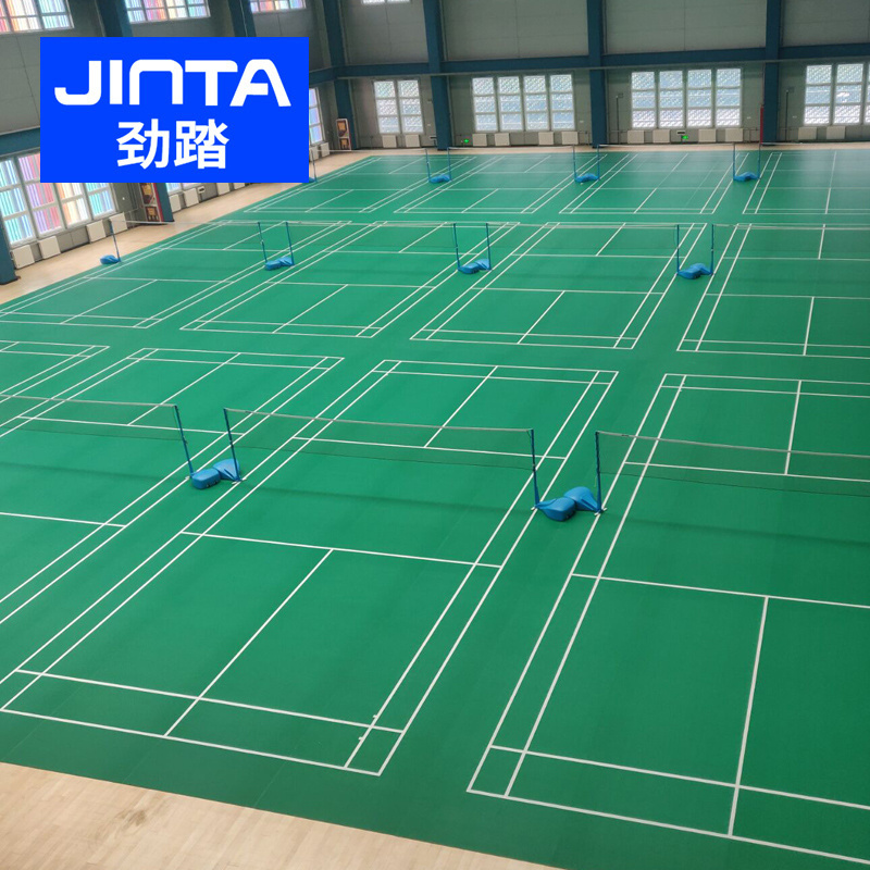 Vinyl PVC indoors Badminton Sports Flooring court mat