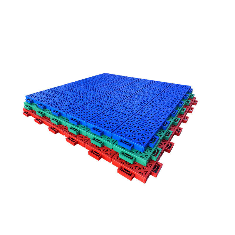 Portable Plastic Interlocking Suspended Floor Pp Used Sport Basketball Pickleball Court Tiles Outdoor Tartan Flooring